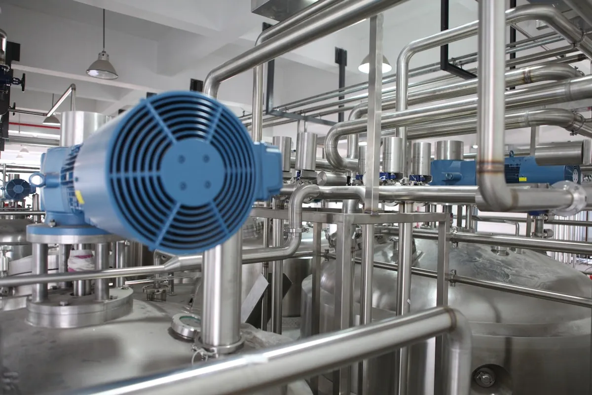 Industrial motor for oil refinery and gas processing equipment